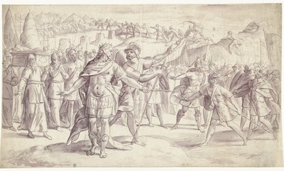 Volk von Israel überquert den Fluss von Frans Francken (I)