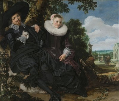 Porträt eines Ehepaares, wohl Isaac Abrahamsz Massa und Beatrix van der Laen von Frans Hals