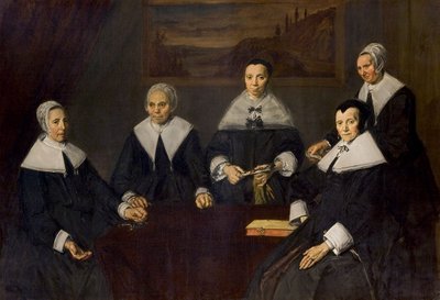 Regentinnen des Alten Männer Almosenhauses von Frans Hals