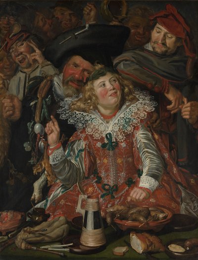 Fastnachtsnarren (Die fröhliche Gesellschaft) von Frans Hals