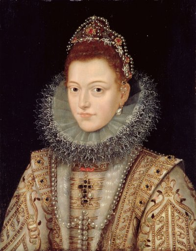 Porträt von Isabella Clara Eugenia (1566-1633) um 1599 von Frans II Pourbus