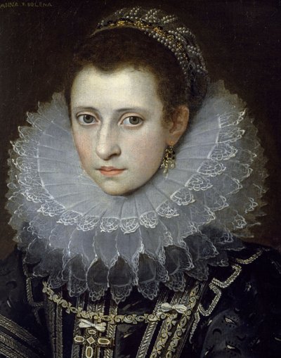 Porträt einer Dame (sogenannte Anne Boleyn) von Frans II Pourbus