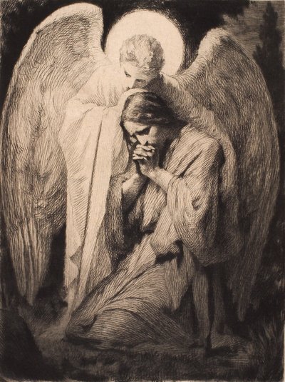 Christus im Garten Gethsemane von Frans Schwartz