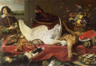 Stillleben mit einem Schwan von Frans Snyders