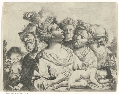 Ceres, Mars und Saturn (Die vier Lebensalter) von Frans van Mieris (II) (rejected attribution)