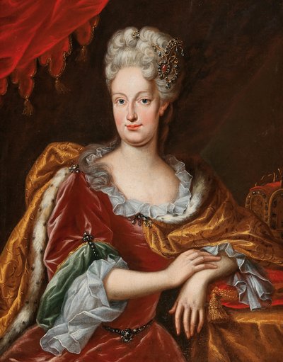 Porträt von Elisabeth Christine von Braunschweig-Wolfenbüttel 1691-1750, 1. Hälfte des 18. Jahrhunderts von Frans van Stampart