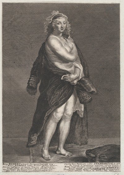 Porträt von Helena Fourment, Rubens