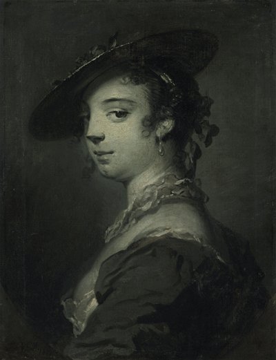 Porträt einer jungen Dame, Brustbild von Frans van der Mijn