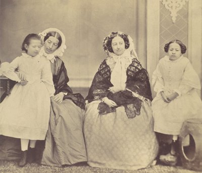 Elise Höusermann, Hermine, Marie und Marie Antoine, 1850er-60er Jahre von Franz Antoine