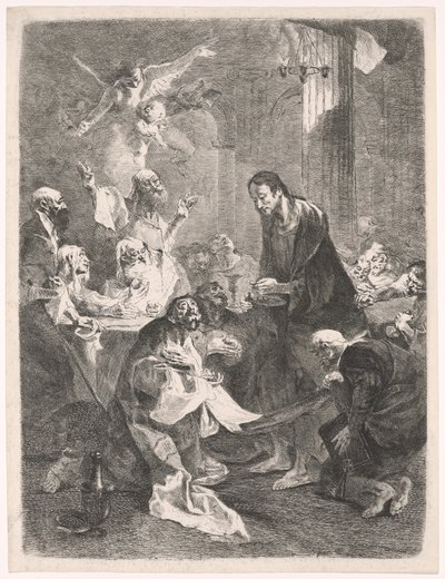 Christus und das Abendmahl der Apostel von Franz Anton Maulbertsch