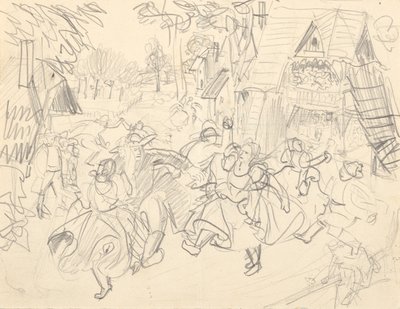 Bauernhochzeit von Franz Barwig d. Ä.