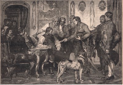 Andreas Hofer zum Gouverneur von Tirol ernannt, 1809 von Franz Defregger