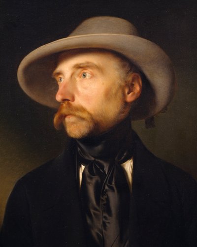 Porträt des Malers Franz Wipplinger (1762-1812), Gemälde von Franz Eybl (1806-1880) von Franz Eybl