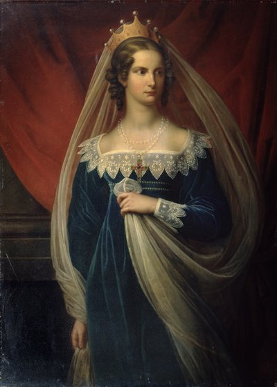 Porträt von Prinzessin Charlotte von Preußen, 1817 von Franz Gerhard von Kugelgen