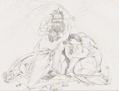 Der Tod des Oedipus, 1806 von Franz Hegi