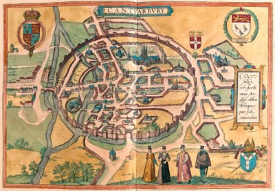 Canterbury, England von Franz Hogenberg