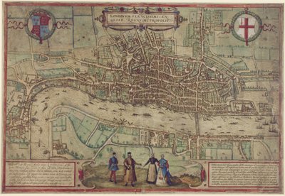 Plan von London aus 