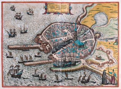 Vlissingen, Niederlande (Gravur) von Franz Hogenberg