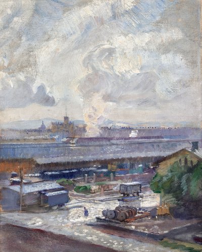 Kohlenbahnhof der Nordbahn von Franz Hohenberger