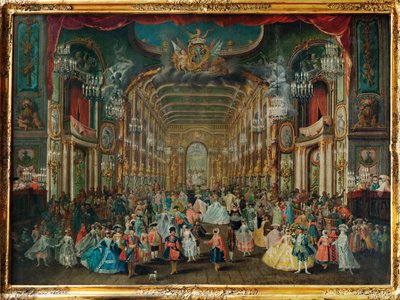 Kostümball im Bonner Residenztheater von Franz Jakob Rousseau