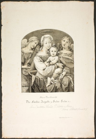 Madonna mit dem Christuskind von Franz Johann Heinrich Nadorp