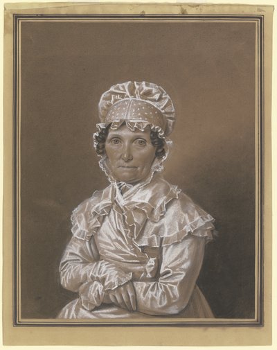 Eine Dame mit Spitzenhäubchen von Franz Krüger