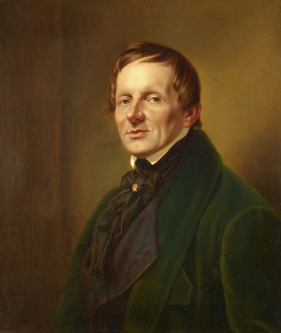 Porträt des Bildhauers Ludwig Wichmann (Kopie nach Franz Krüger) von Franz Krüger