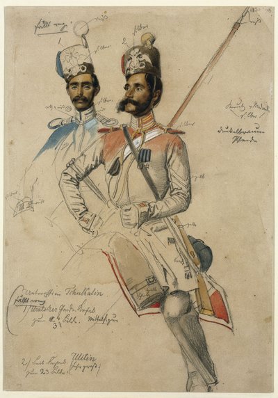 Uralischer Garde-Kosak von Franz Krüger