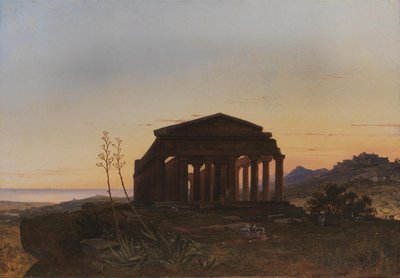 Der Tempel der Concordia bei Girgenti von Franz Ludwig Catel