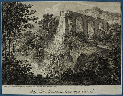 Ansicht des Weissensteins bei Kassel von Franz Ludwig Catel