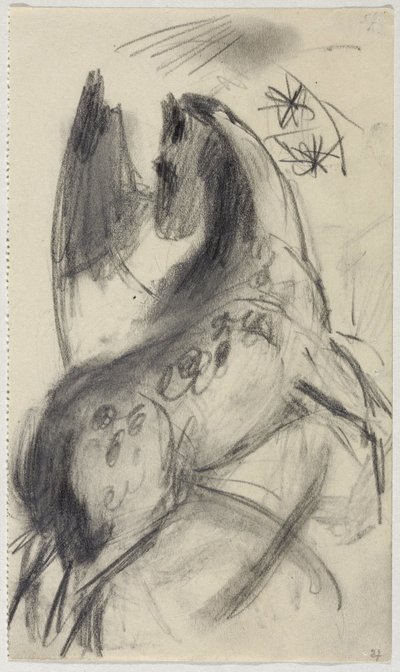 Springendes Pferd von Franz Marc