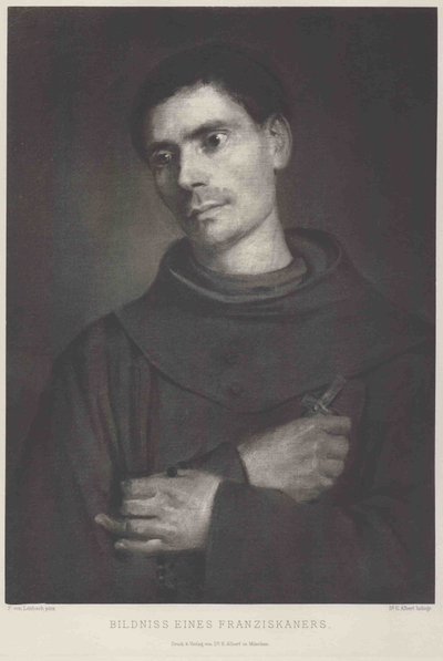Bildnis eines Franziskanermönchs von Franz von Lenbach