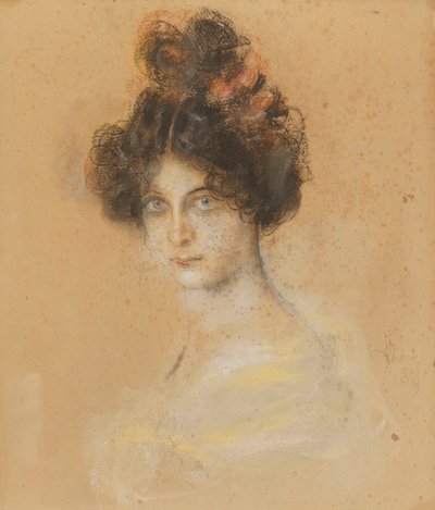 Franz von Lenbach - Porträt der australischen Cancan-Tänzerin Saharet, 1899 von Franz von Lenbach