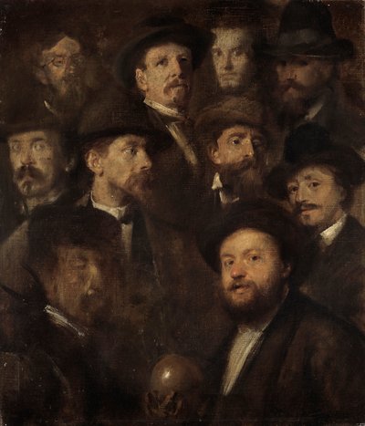 Kegelgesellschaft – Zehn Künstlerporträts von Franz von Lenbach
