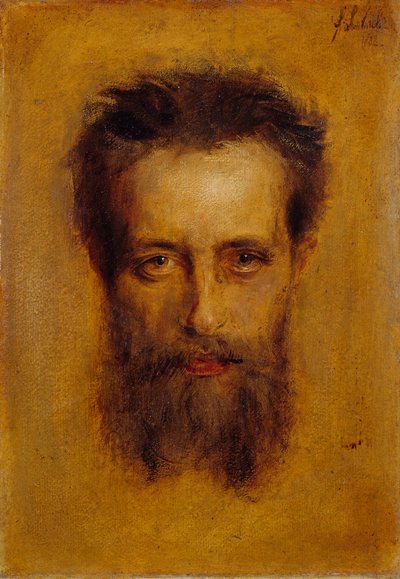 Kopf des Dirigenten Hermann Levi von Franz von Lenbach