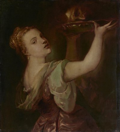 Kopie nach Tizian: Lavinia als Salome von Franz von Lenbach