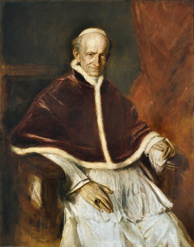 Papst Leo XIII von Franz von Lenbach