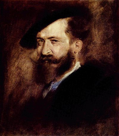 Porträt von Wilhelm Busch von Franz von Lenbach