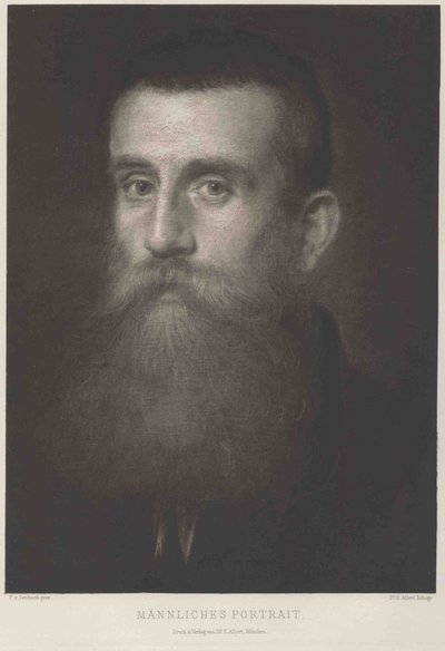 Studienkopf von Franz von Lenbach