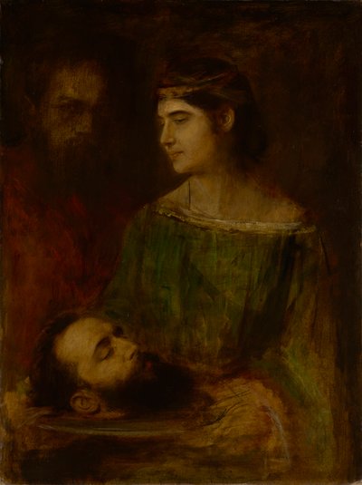 Tochter des Herodias mit dem Haupt des Johannes von Franz von Lenbach