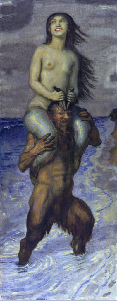 Faun und Meerjungfrau von Franz von Stuck