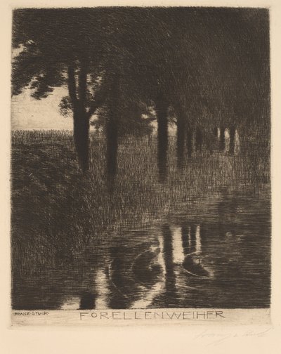 Forellenweiher von Franz von Stuck