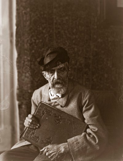 Porträt des italienischen Malers Domenico Morelli (1826-1901) von Fratelli Alinari Fratelli Alinari