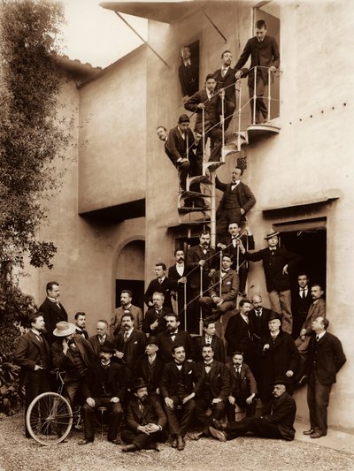 Porträt der Angestellten des Fotostudios der Gebrüder Alinari, Florenz, 1899 von Fratelli Alinari Fratelli Alinari