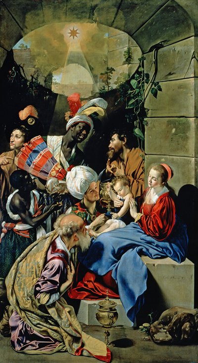 Die Anbetung der Könige von Fray Juan Batista Maino or Mayno