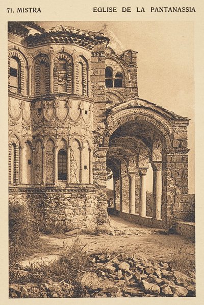 Mistra. Kirche der Pantanassia von Frédéric Boissonnas