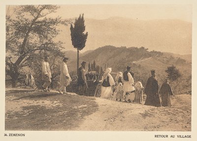 Zéménon. Rückkehr ins Dorf von Frédéric Boissonnas