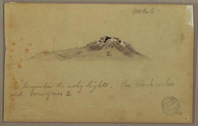 Anden-Gipfel (Cayambe?), Otavalo, Ecuador, August oder September 1853 von Frederic Edwin Church