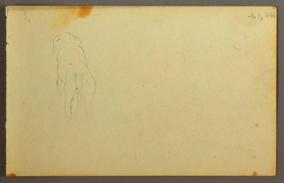 Tier, von hinten, 1844 von Frederic Edwin Church