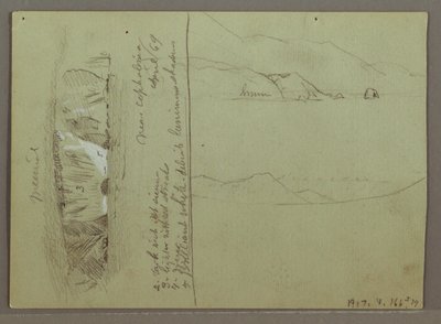 Kahler Hügel, Akropolis von Korinth, Griechenland von Frederic Edwin Church